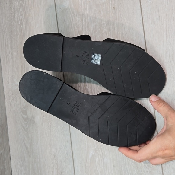 Eileen Fisher Women Ankle Sandals Back Zip shoes sz 6 - Picture 9 of 10